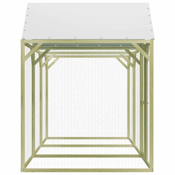 vidaXL Coteț pentru păsări, 4,5 x 1,5 x 2 m, lemn de pin tratat