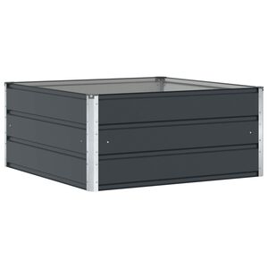 vidaXL Jardinieră Antracit 100 x 100 x 45 cm Oțel