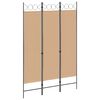 vidaXL Paravan de camere cu 3 panouri Bej 120 x 180 cm Țesătură