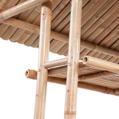 vidaXL Set mobilier de bar, 3 piese, lemn de bambus