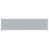 vidaXL Copertină laterală retractabilă de terasă, gri, 600 x 160 cm