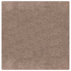 vidaXL Covor Shaggy Antiderapant Maro 120 x 120 cm PP