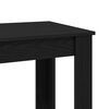 vidaXL Masă de bar Stejar Negru 102 x 50 x 103.5 cm Lemn compozit