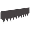 vidaXL Margine pentru gazon 10 pcs 103 x 30 cm metal Negru