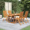 vidaXL Set mobilier de grădină, 5 piese, lemn masiv de acacia, 150-200 cm