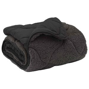 vidaXL Duvet complet pe tot parcursul anului Antracit 140 x 220 cm