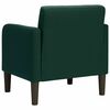 vidaXL Canapea Scaun cu cotiere Verde Inchis 54 cm Catifea