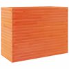 vidaXL Jardinieră grădină, maro ceruit, 90x40x68,5 cm, lemn masiv pin