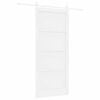 vidaXL Ușă glisantă 93 x 211 cm Lemn prelucrat Alb