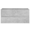 vidaXL Dulap de chiuvetă, gri beton, 90x38,5x45 cm, lemn prelucrat