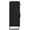 vidaXL Bufet cu sertar Stejar Negru 69,5 x 34 x 90 cm Lemn compozit