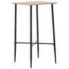vidaXL Set mobilier de bar, 5 piese, maro, material textil