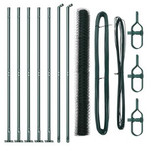 vidaXL St&acirc;lp de gard. Verde