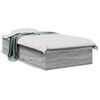 vidaXL Cadru de pat cu sertare gri sonoma 90x190 cm lemn prelucrat