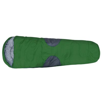 vidaXL Sac de dormit, verde, 2000 g, -5 ℃