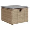 vidaXL Set de canapele pentru grădină cu pernă 5 pcs Bej Rattan poli