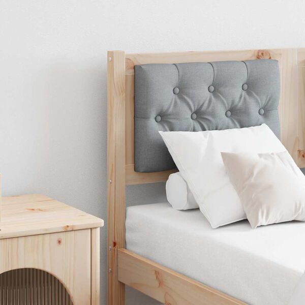 vidaXL Tăblie cap Altele Maro și gri deschis 120 cm Lemn masiv de pin