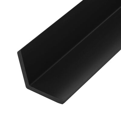 vidaXL Margini cornier pentru terasă WPC, 5 buc, 170 cm, negru