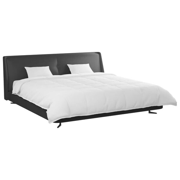 vidaXL Set de Pături cu pernă 3 pcs Alb Pene de rață