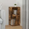 vidaXL Raft lateral Stejar fumuriu 33 x 32 x 70,5 cm Lemn compozit
