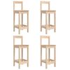 vidaXL Set mobilier de bar pentru grădină, 5 piese, lemn masiv de pin
