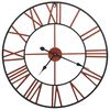 vidaXL Ceas de perete, roșu, 58 cm, metal