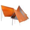 vidaXL Cort Tipi Gri și Portocalie 510 x 690 x 330 cm tafta