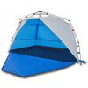 vidaXL Cort camping 3 persoane albastru azur impermeabil setare rapidă