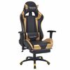 vidaXL Scaun de gaming Auriu 70 x 71 x 136 cm Piele artificiala
