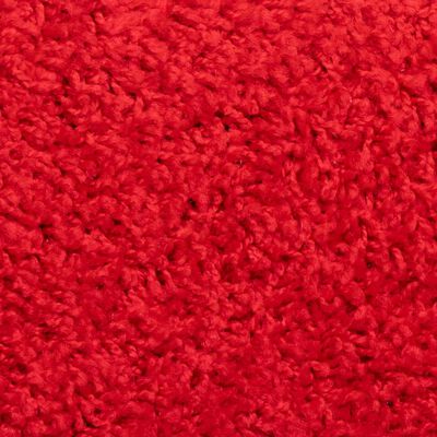 vidaXL Covorașe pentru trepte scară, 15 buc., roșu, 56x17x3 cm