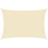 vidaXL P&acirc;nză parasolar, crem, 2 x 2,5 m, 160 g/m&sup2;, HDPE