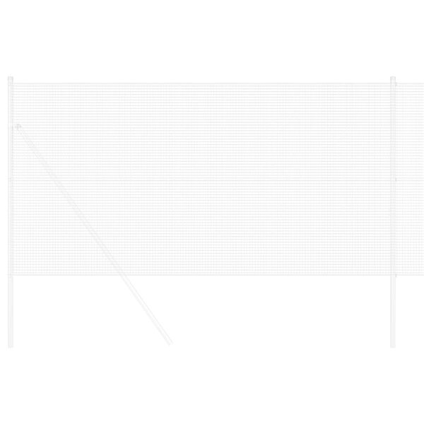 vidaXL Gard din s&acirc;rmă sudată Argintiu 1.4 x 10 m