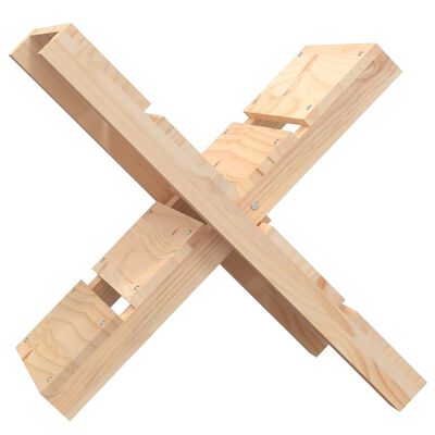 vidaXL Suport pentru bușteni 47x39,5x48 cm lemn masiv de pin