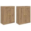 vidaXL Cabinet suspendat 2 buc. Stejar Artizanal 69,5 x 34 x 90 cm