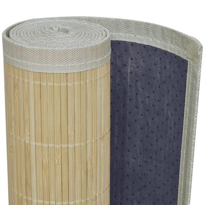 Covor dreptunghiular din bambus natural 80 x 300 cm