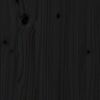 vidaXL Pat de zi cu extensie, negru, 90x200 cm, lemn masiv de pin