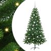 vidaXL Brad de Crăciun cu 150 LED cu suport Verde 150 cm PE