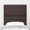 vidaXL Tăblie cap cu headboard Maro închis 80 cm Piele artificială