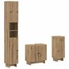vidaXL Set de cabinet pentru baie cu 3 piese EDE Lemn prelucrat