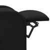 vidaXL Fotoliu de masaj, negru, țesătură
