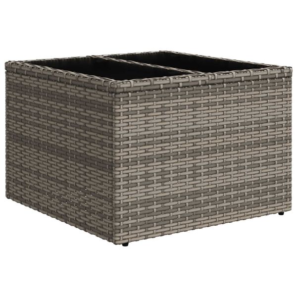 vidaXL Set de canapele pentru grădină 5 pcs Gri 55 x 55 x 37 cm
