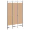 vidaXL Paravan de camere cu 3 panouri Bej 120 x 220 cm Țesătură