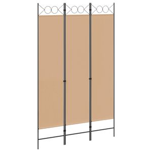 vidaXL Paravan de cameră cu 4 panouri, alb, 160x200 cm, textil
