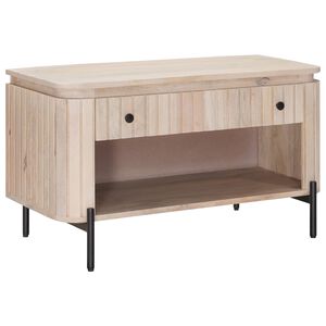 vidaXL Bancă pentru pantofi cu sertar cu raft 85 x 37 x 48 cm