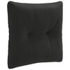 vidaXL Pernă de spate PUTTEN 100% Polyester Negru 40 x 40 x 10 cm