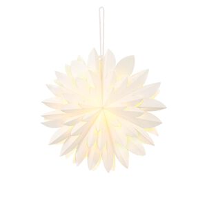 vidaXL Iluminat de Crăciun RAAHE 10 LED-uri Alb cald 45 x 17 x 45 cm