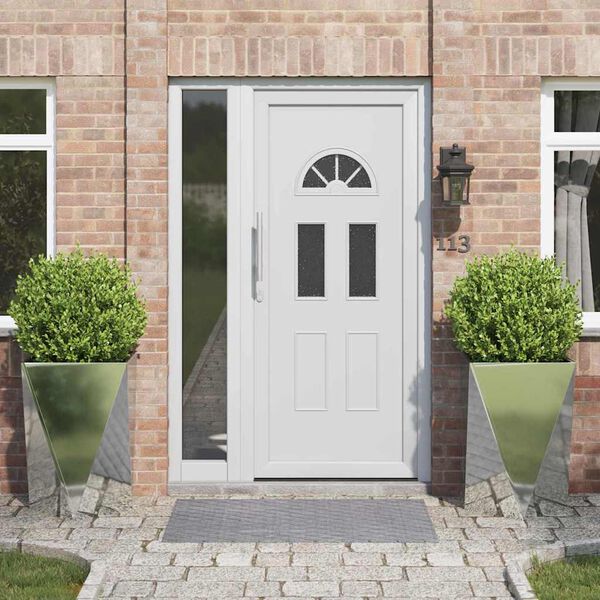 vidaXL Jardinieră 2 pcs Argintiu 50 x 50 x 75 cm Oțel Galvanizat