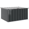 vidaXL Cutie de depozitare pentru grădină Negru 101 x 82 x 50 cm Oțel
