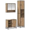 vidaXL Set de mobilier pentru baie 3 buc. Stejar Artizanal