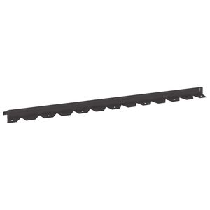 vidaXL Margine pentru gazon 10 buc. 102 x 4 x 4 cm Oțel Negru
